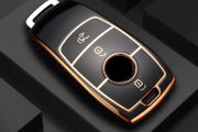 Soft TPU Car Remote Key Case Cover Shell For Mercedes Benz A C E S G Class GLC CLE CLA W177 W205 W213 W222 X167 AMG Accessories