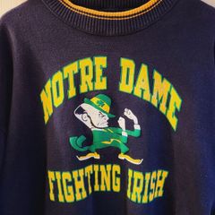 Vintage 80s/90s Rare Notre Dame college Sweatshirt Made in USA