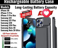 rechargeable battery case powerbank with case