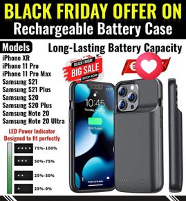 rechargeable battery case powerbank with case