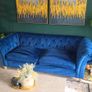 Gosford Large Navy Button Sofa Image 2