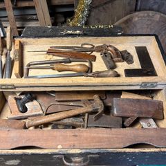Vintage tools and carpenters box