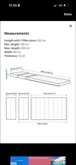Sundvik ikea kids bed and mattress