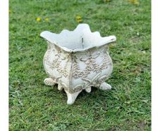 Small Square Planter Cast Iron H456