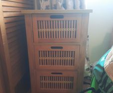 3 drawer storage unit