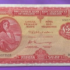Irish twenty pound note