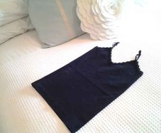 Black Strappy Top - Size 8