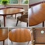 Mid-Century Oval Dining Table Image 2