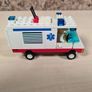 vintage LEGO system 6666 Ambulance town city Image 2