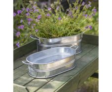 Farmington Trough Large  Galvanised Steel  GT17