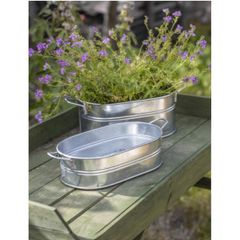 Farmington Trough Large  Galvanised Steel  GT17