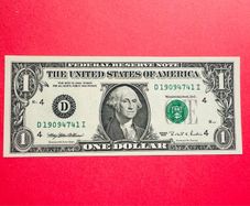 Usa  1 Dollar.  1995. Letter  ( D4 ) Cleveland   UNCIRCULATED