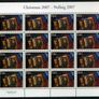 2007 Ireland Christmas Commemorative Stamp Sheetlets Plate 1B1B1B1B Mint Never Hinged (MNH) Image 3