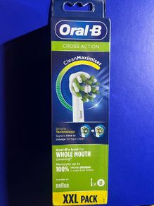 Oral-b toothbrush heads cross action