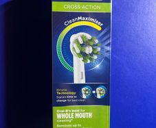 Oral-b toothbrush heads cross action