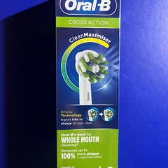 Oral-b toothbrush heads cross action