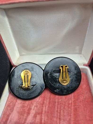 Vintage Red Earrings
