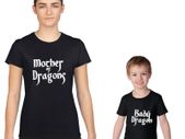 Mother of Dragons Mom and Child T-shirts