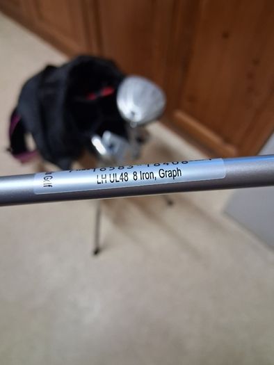 Golf Clubs. US Kids Golf Set.Left Handed .Age 7 To 8 Years Old. Girls Set.. In As New Condition. Collect In Dublin Or Receive Via Post.