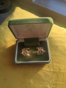 Indur Commodore VIP Ships Wheel Cufflinks