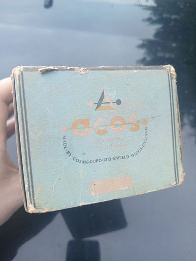 Vintage microphone (boxed)