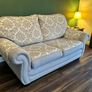 Grey Fabric Sofa with reversible cushions Image 3