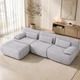 Softy Modular Compression Sofa Set Chaise Combi