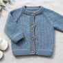 2x NEWBORN Baby Cardigan Knitting Patterns (0-3 Months) - Quick, Easy, Stash-Buster! Image 2