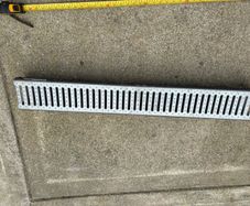 1 Meter Galvanised Channel Drain