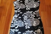 Black &amp; White Pattern Knit Dress Size