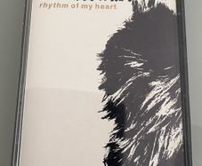 Very rare cassette single. Rod Stewart - Rhythm of my Heart. Looks new and unplayed. Collectors' quality.