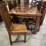 Solid Wood Dining Table & 8 Chairs Image 10