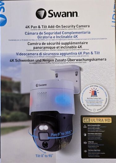 Swann SWNHD-900PT-EU 4K Pan-Tilt Add-On Outdoor Camera