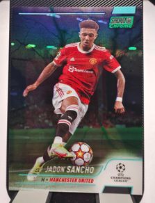 Topps Stadium UEFA #58 Jadon Sancho Manchester United Aqua/Green /199