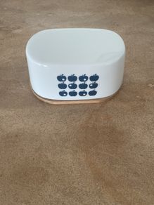 retro butter dish
