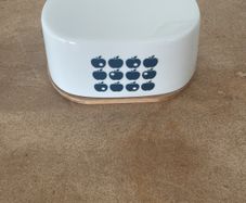 retro butter dish