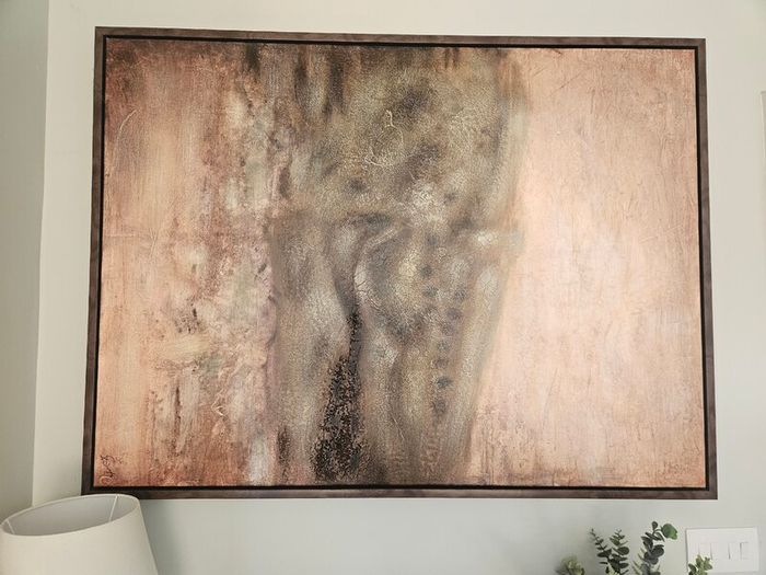 Textured scatterbox wall art