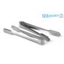 lot of 3 metal tongs ideal for sweets, candy carts, wedding bar, bbq, ice tong. 14.5 cm / 5.7 inches tong Image 4