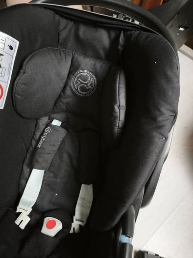 cybex platinum carseat with isofix and uppababy connectors