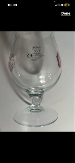 duvel beer glass 330 ml Official Glass