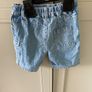 Next baby light denim shorts 6-9montha Image 2