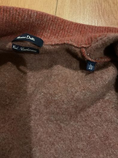 Ladies Massimo Dutti Zipped Wool and Cashmere Top Size L