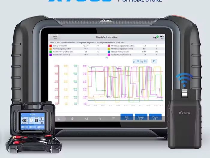 XTOOL D8W Car Diagnostics Tool Automotive Scanner ECU Coding Bi-directional 38 special Function CANFD DOIP FCA Topology