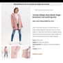 Tommy Hilfiger Double Faced WOOL Blend Coat - Pink - EUR 36 Fits UK 10 - BNWT RRP 299 Image 2
