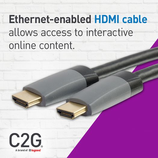 C2G 3M HDMI 2.0 3D/UHD 4K(2160P@60hz) with Ethernet Gold Plated Ultra High Speed Cable (Brand New/Warranty)