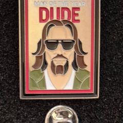 The big Lebowski, pin back badge.