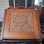 Carved Mahogany Coal Scuttle Image 2