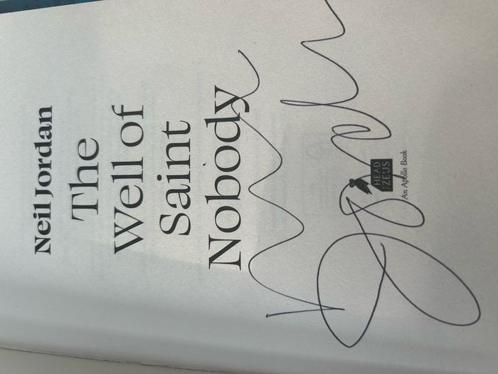 Neil Jordan SIGNED The Well of Saint Nobody 1st Edition 1st Printing / RARE