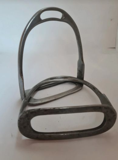 Vintage Crown Silver Plate Co. English Riding Stirrups (Pair)