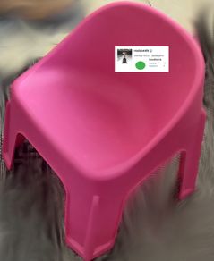 pink chair for kids